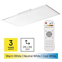 EMOS Svítidlo LED EXCLUSIVE 25W 2100lm 3000-6000K 300x600mm obdélník IP20