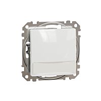SCHNEIDER Sedna Design & Elements Tlačítko 12V kontr. popis pole bílá