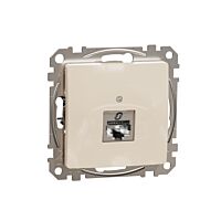 SCHNEIDER Sedna Design & Elements Datová zásuvka 1xRJ45 kat. 6 STP béžová