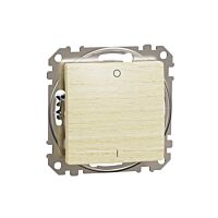 SCHNEIDER Sedna Design & Elements Spínač dvoupólový č.2 bříza