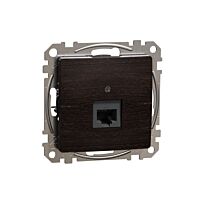 SCHNEIDER Sedna Design & Elements Datová zásuvka 1xRJ45 kat. 5e UTP wenge