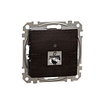 SCHNEIDER Sedna Design & Elements Datová zásuvka 1xRJ45 kat. 6A STP wenge
