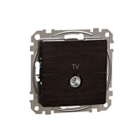 SCHNEIDER TV zásuvka průběžná 7dB wenge
