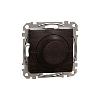SCHNEIDER Sedna Design & Elements Univerzální otočný LED stmívač wenge