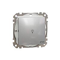 SCHNEIDER Sedna Design & Elements Tlačítko č.1So "světlo" IP44 alu