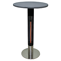 ELMETFIRE Topidlo Table V 2000W, 230V, v podstavci banketového stolku, Ø590mm, výška 1100mm, IP55