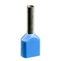 SCHNEIDER Dvojitá kabelová koncovka 2,5 mm?, modrá