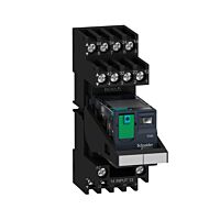 SCHNEIDER Relé, 4 V/Z, 6A, 24 V DC