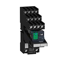 SCHNEIDER Relé, 4 V/Z, 6A, 24 V DC