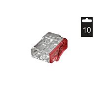 ELEMAN Svorka krabicová PC212-R/10 bezšroubová červená