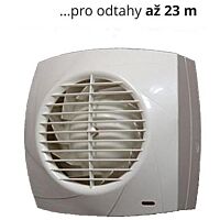 CATA Ventilátor CB 250 PLUS zpětná klapka, bílý