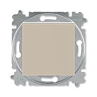 ABB LEVIT Ovladač 2CHH599145A6018 zapínací ř. 1/0, se svorkou N, s krytem, s drápky, macchiato/bílá