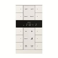 ABB TENTON Ovladač 2CKA006330A0054 10násobný kombinovaný, s ovládáním HVAC, mechová bílá, SBR/U10.0.1-884