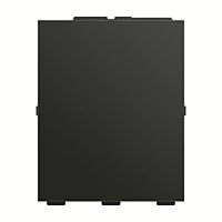 ABB TENTON Kryt 2CKA006330A0098 popisové pole, 6násobné prvky, mechová černá, SLS/A.0.1-885