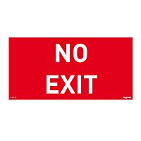 PIKTOGRAM NO EXIT 200X100
