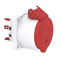 32A 5p 380V IP44 3h Zásuvka vestavná Qui