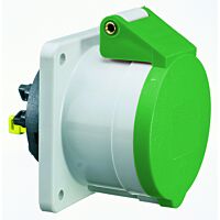 32A 4p >50V IP44 10h 100-300Hz Zásuvka v