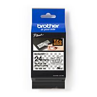 Páska BROTHER TZE-SE5 24mm černý/bílá