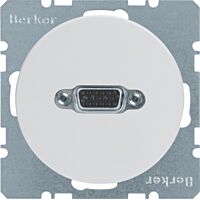 Zásuvka, VGA, šrobové svorky, Berker R.1
