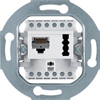 Zásuvk datová RJ45 + telefonní 6 F+N, mo