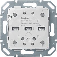 1-násobný tlačítkový modul KNX s integro