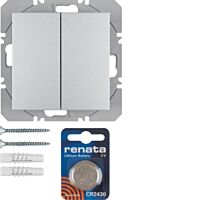 KNX RF tlačítko bezdrátové 2-násobné nás