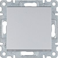 HAGER Spínač LUMINA WL0032 řazení 7 10A 250V křížový IP20 stříbrná mat