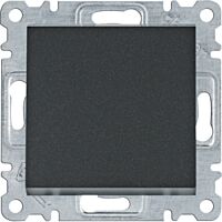 HAGER Spínač LUMINA WL0033 řazení 7 10A 250V křížový IP20 černá mat