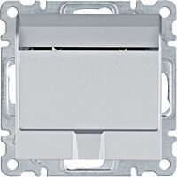 HAGER Spínač LUMINA WL0512 hotelové karty stříbrná