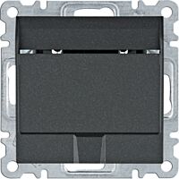 HAGER Spínač LUMINA WL0513 hotelové karty černá mat