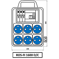Skříň SEZ ROS FI-1600 D/A