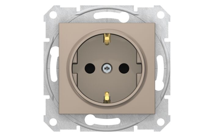 SCHNEIDER SDN3000168 Zásuvka schuko 2P+PE s dětský