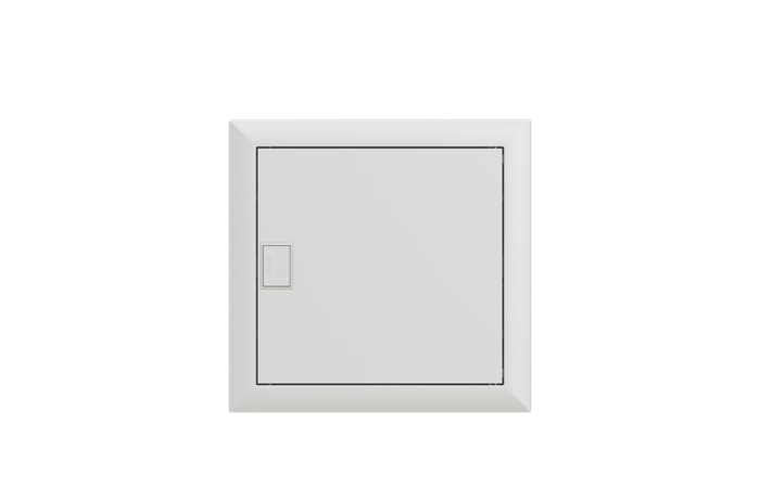 ABB Skříň UK612E2, 12TE, 1 řadá, pod omítku, plechová dvířka, IP30
