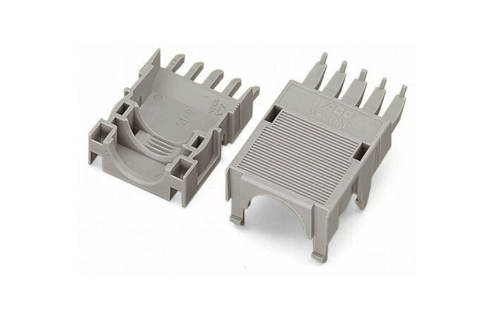 WAGO Pouzdra 769-1608 s odlehčením tahu pro pružinové svorkovnice a konektory s pájecími piny  šedá