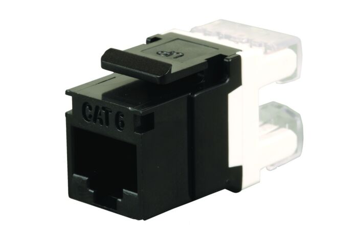 SOLARIX Keystone (zásuvka) CAT6 UTP SXKJ-6-UTP-BK samořezný