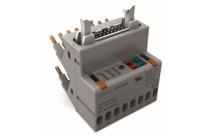 WAGO Adaptér 857-981 Interface 14pólová vstup se spínáním k plusu