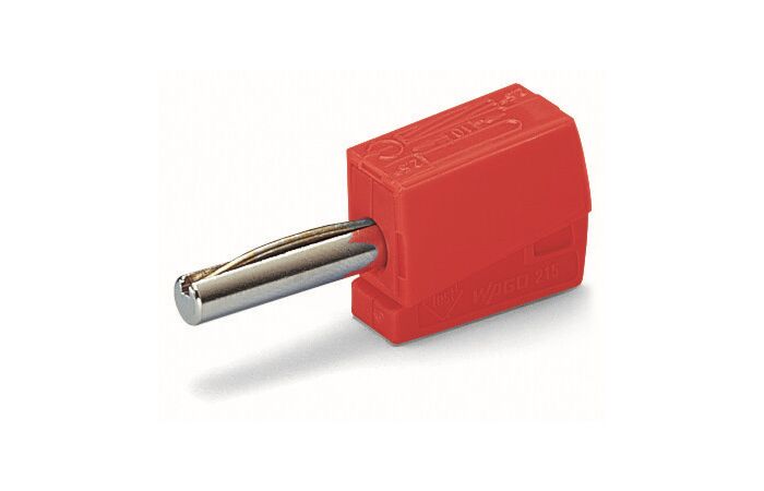 WAGO Konektor 215-212 Banánkový Pro průměr zásuvky 4 mm, červená