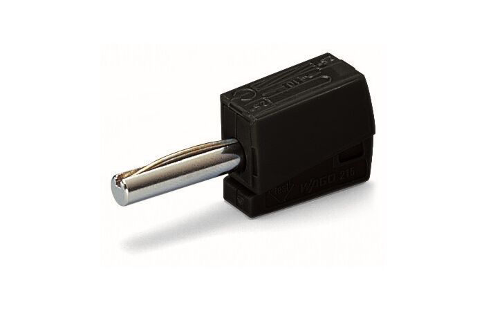WAGO Konektor 215-311 Banánkový Pro průměr zásuvky 4 mm, černá