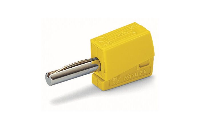 WAGO Konektor 215-511 Banánkový Pro průměr zásuvky 4 mm Žlutá