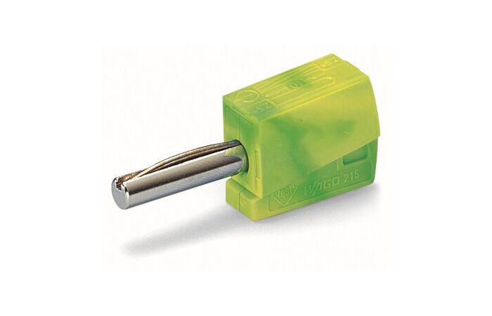 WAGO Konektor 215-911 Banánkový Pro průměr zásuvky 4 mm Zelenožlutá