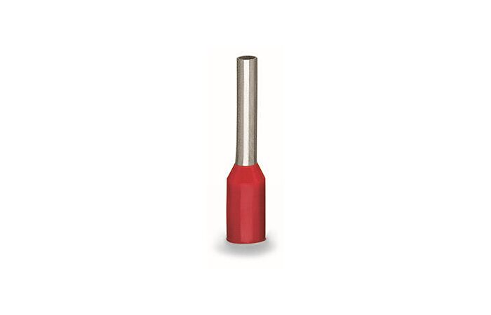 WAGO Dutinka 216-243 1 mm2 / AWG 18; s plastovým límcem; červená