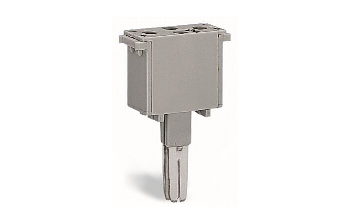 WAGO Konektor 280-803 prázdný Šířka 10 mm Typ 4, šedá