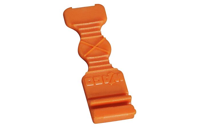 WAGO Podložka 734-227  pro odlehčení tahu pro pružinové svorkovnice a konektory s pájecími piny šířka 6 mm, oranžová