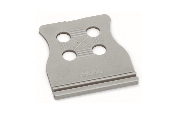 WAGO Podložka 734-327  pro odlehčení tahu pro pružinové svorkovnice a konektory s pájecími piny šířka 6 mm, šedá