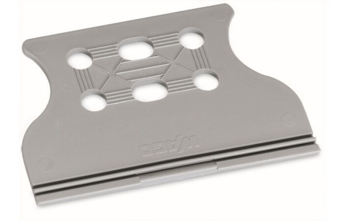 WAGO Podložka 734-430  pro odlehčení tahu pro pružinové svorkovnice a konektory s pájecími piny jednodílná, šedá