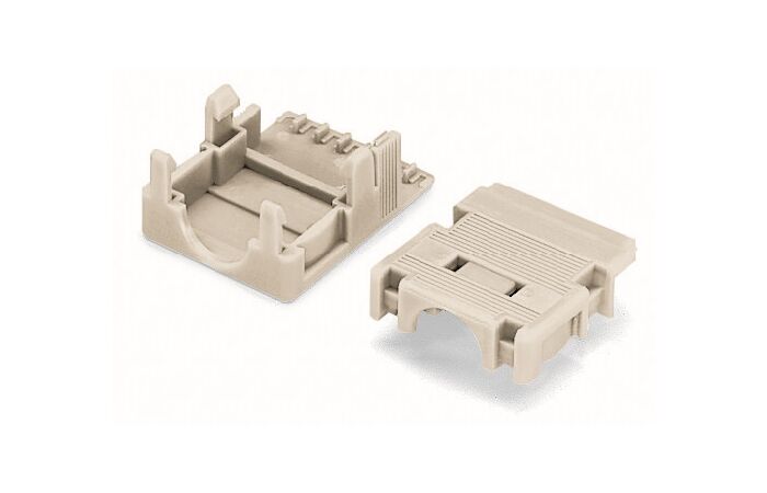 WAGO Pouzdra 734-602  s odlehčením tahu pro pružinové svorkovnice a konektory s pájecími piny  šedá