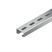 NIEDAX Kotevní lišta, C-profil s drážkou 22 mm, 48x26x900 mm, t=2,5 mm, děrovaná, žárově zinkovaná DIN EN ISO 1461 2991/900 FL