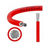 Solar kabel 10 H1Z2Z2-K rudý