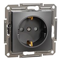 Zásuvka Asfora schuko 250V 16A clonky