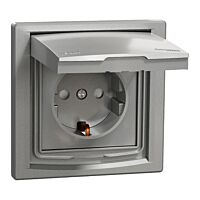 Asfora - Zásuvka SCHUKO 250V 16A, clonky